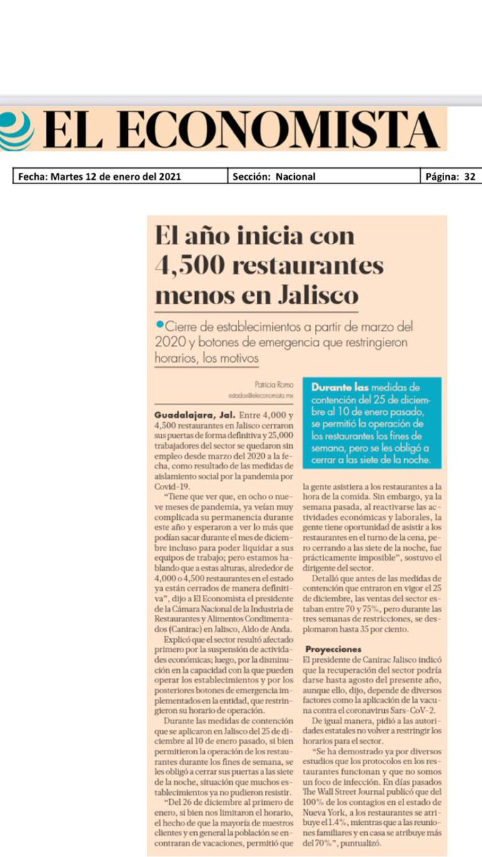 masayigonzalez's tweet photo. La industria #restaurantera es sin duda de las más golpeadas durante este pandemia, son espacios de esparcimiento y que alimentan nuestros paladares, generar miles de empleos, estos y otros aspectos deben ser considerados ante las decisiones de las autoridades. https://t.co/7uZSaCNvHh