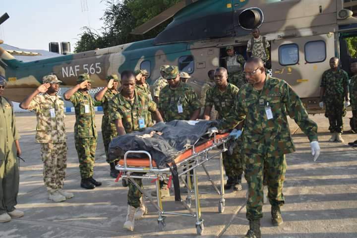 During his procession, I saw generals cried. The COAS wept. His death rocked the Presidency. He defined patriotism. May his soul continue to rest in peace. Amen. 'In your words, we will win'.