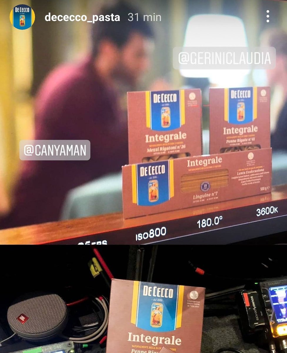 CClubItalia's tweet photo. Aspettando con gioia il nuovo spot #DeCecco 🍝
Grazie Maestro #FerzanÖzpetek
#CanYaman
@DeCecco_pasta
#integrale #PastaDeCecco #PastaIntegrale https://t.co/dek48aYWch