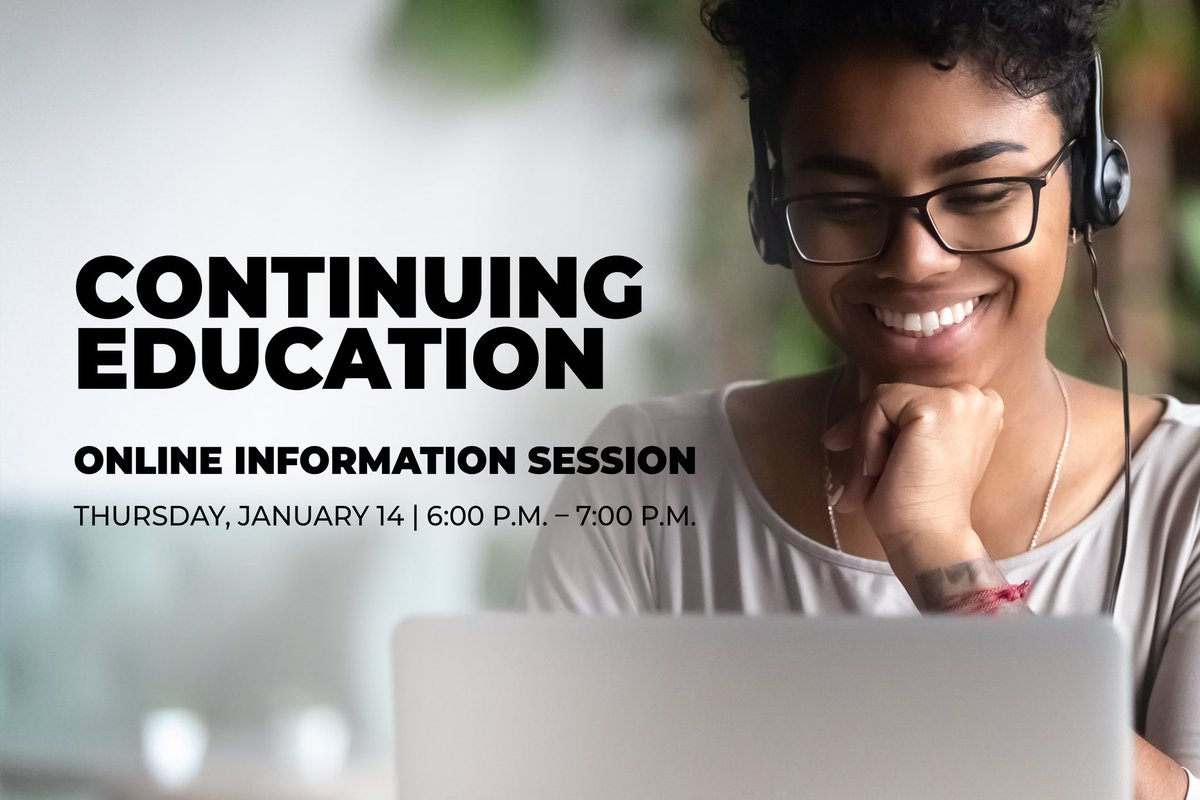 ConestogaJan's tweet photo. Are you interested in a part-time program or course at Conestoga College? Attend this free session to learn more! #thinkconestoga #lifelonglearning #Happy2021! https://t.co/kjlqoskGRn