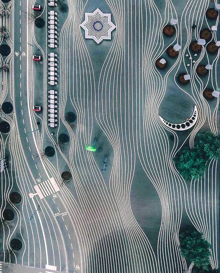 Location | Den Sorte Plads, Copenhagen, Denmark

"Den sorte plads" (the black place) is part of a public park complex named "Superkilen" in the city of Copenhagen, Denmark (opened in 2012).

by <a href="/thomasrockstar/">Thomas Christensen</a>

#densorteplads #superkilen #copenhagen #nørrebro #københavn #denmark