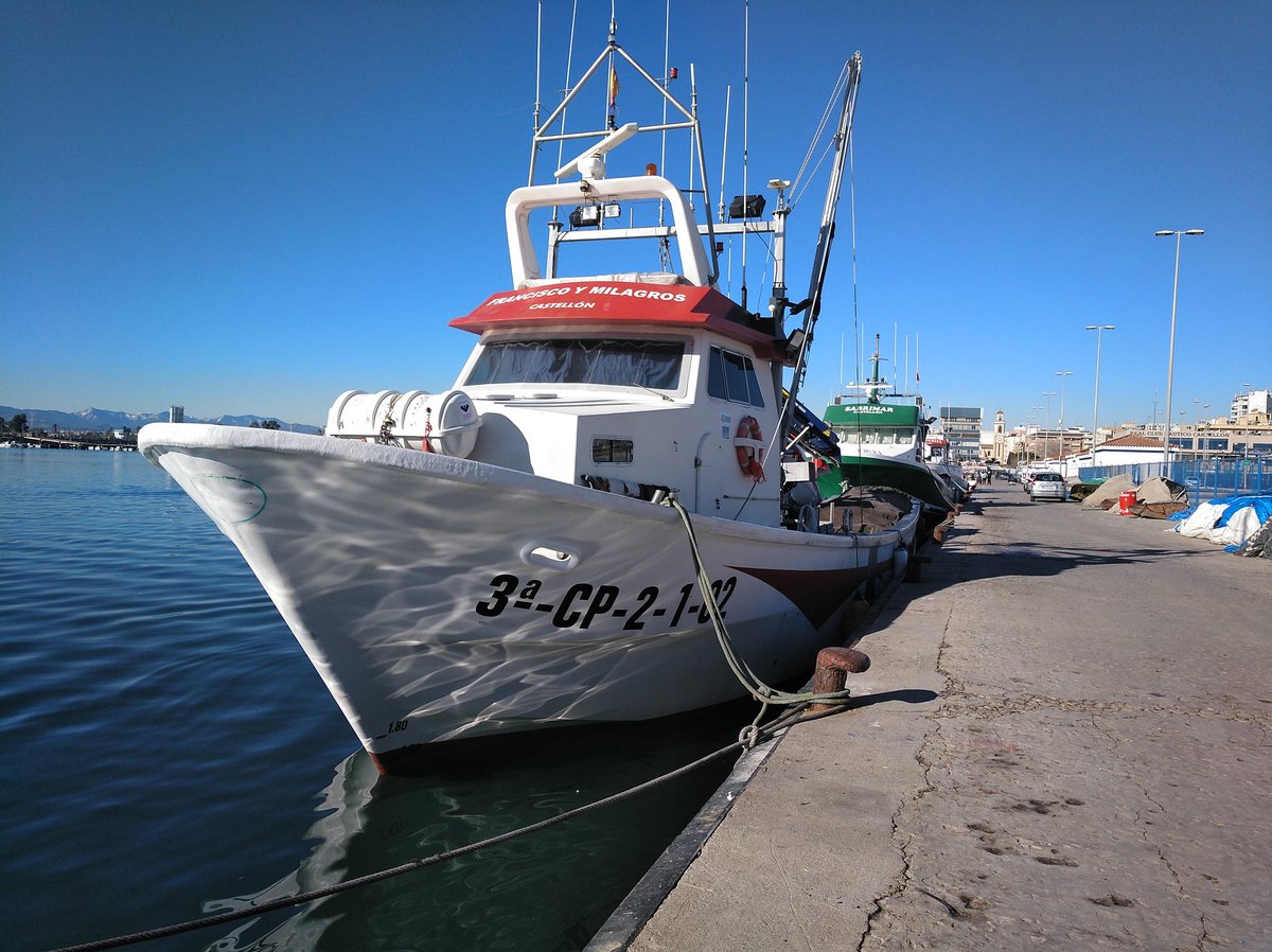 FrancisQuiquet's tweet photo. Barcos de cerco del Grau de Castelló, hoy primer día luego de el mes de veda muy frío. #barcosdecerco #pescamediterraneo #portcastello #puertodecastellon #cerqueros #pescadoazul #graudecastello #graodecastellon #fanals #Castellon https://t.co/rvzIFDO9RS