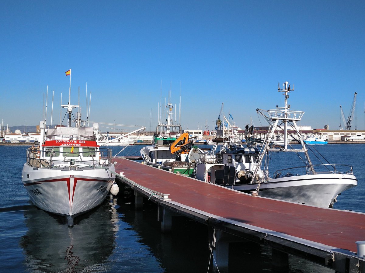 FrancisQuiquet's tweet photo. Barcos de cerco del Grau de Castelló, hoy primer día luego de el mes de veda muy frío. #barcosdecerco #pescamediterraneo #portcastello #puertodecastellon #cerqueros #pescadoazul #graudecastello #graodecastellon #fanals #Castellon https://t.co/rvzIFDO9RS