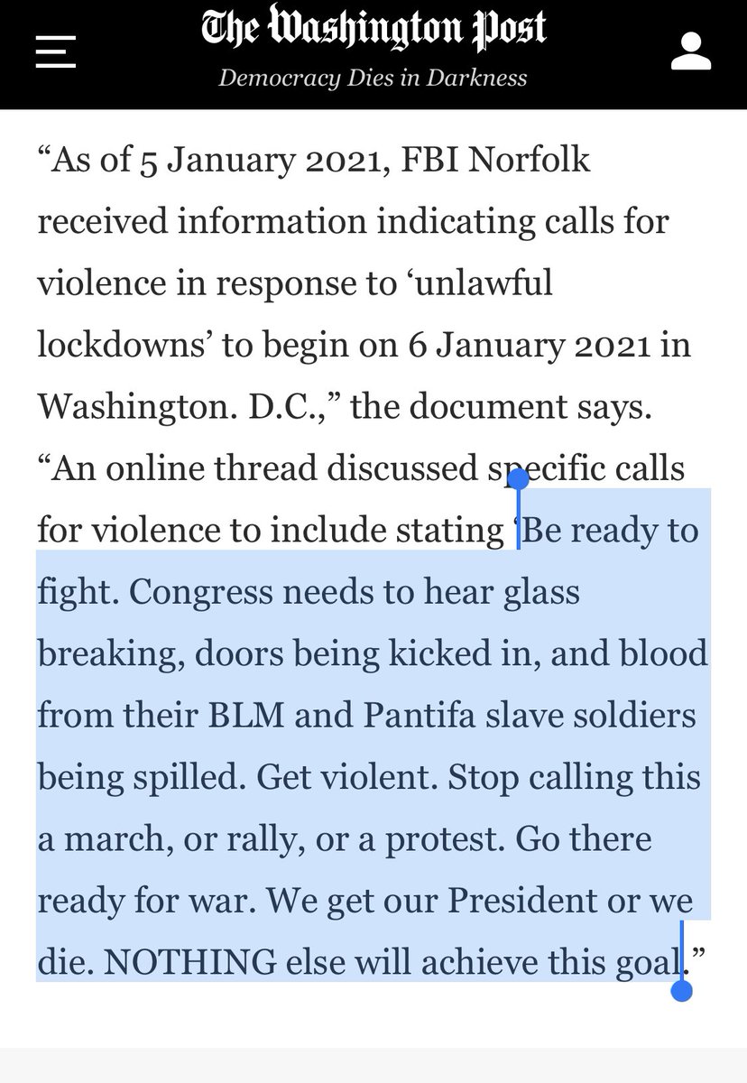 TERRORISTS: ”Congress needs to hear glass breaking, doors being kicked in & blood from their & slave soldiers being spilled. Get violent. Stop calling this a march, or rally or a protest. Go there ready for war. We get our POTUS or we die. NOTHING else will achieve this goal.”