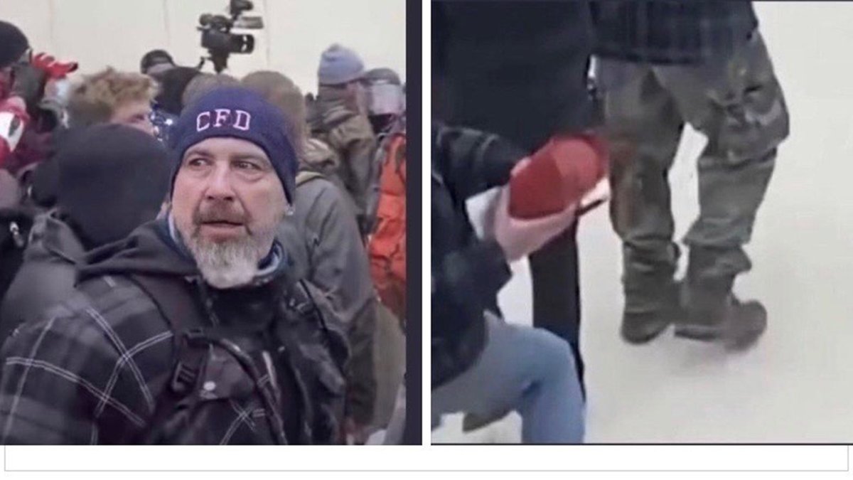 CP24's tweet photo. U.S. officials release image of suspect wanted for murder of Capitol police officer during pro-Trump siege
https://t.co/P9yDBlvkvz https://t.co/Xi4Rm3z4qA