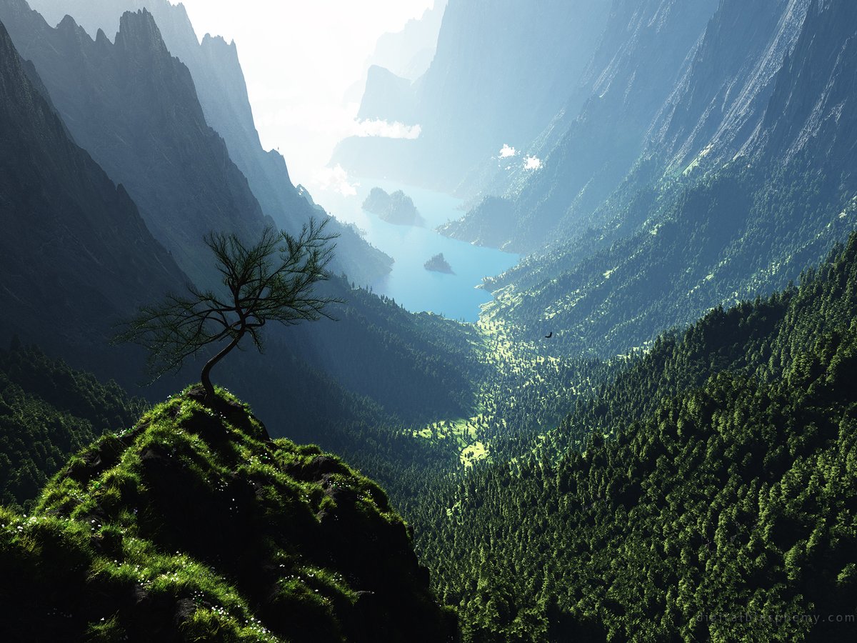 dblasphemy's tweet photo. Happy #PortfolioDay 2021!   My name is Ryan Bliss I try to create beautiful 3D environments and abstracts for use as desktop wallpaper.   My gallery is probably one of the oldest continuously running sites on the Internet (est Feb 1997).

https://t.co/oI1gpkR2Pm https://t.co/1N1z9hFbVX