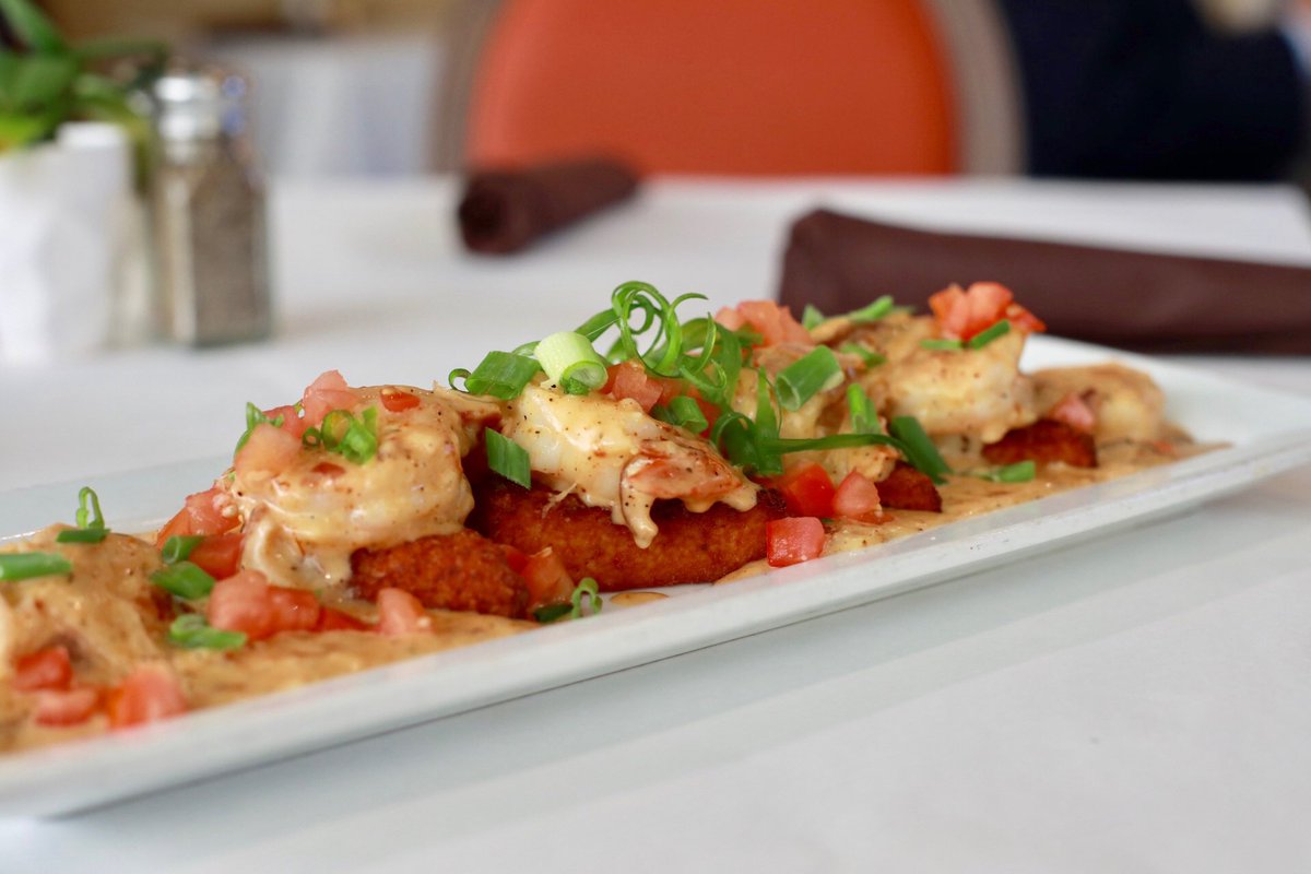 Nothing says “comfort” on a cold day like today quite like a plate of delicious shrimp and grits.