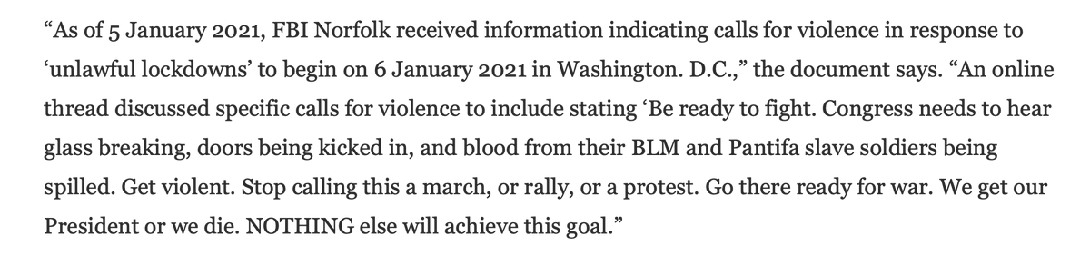 In the words of the conspirators themselves, it was domestic terrorism."Congress needs to hear glass breaking, doors being kicked in...Get violent. Stop calling this a march, or rally, or a protest. Go there ready for war"