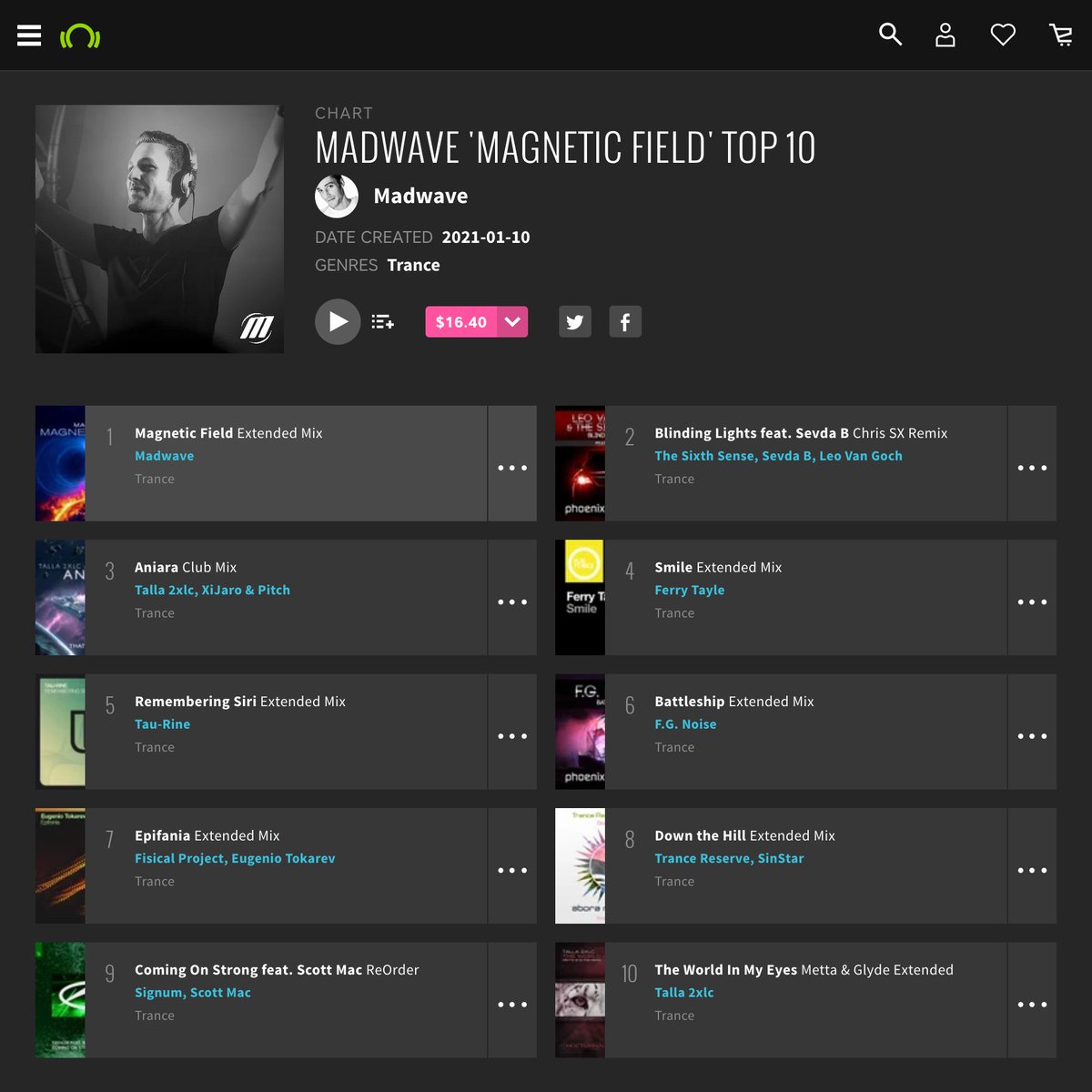 madwavemusic's tweet photo. Featured on the @beatport Trance landing page, discover now my current #Top10 Trance favourite tracks 🎶🚀😃

👉🏻 https://t.co/KHfnPuUxDK

#MagneticField #Beatport #TranceChart https://t.co/jgiZQJXlVS
