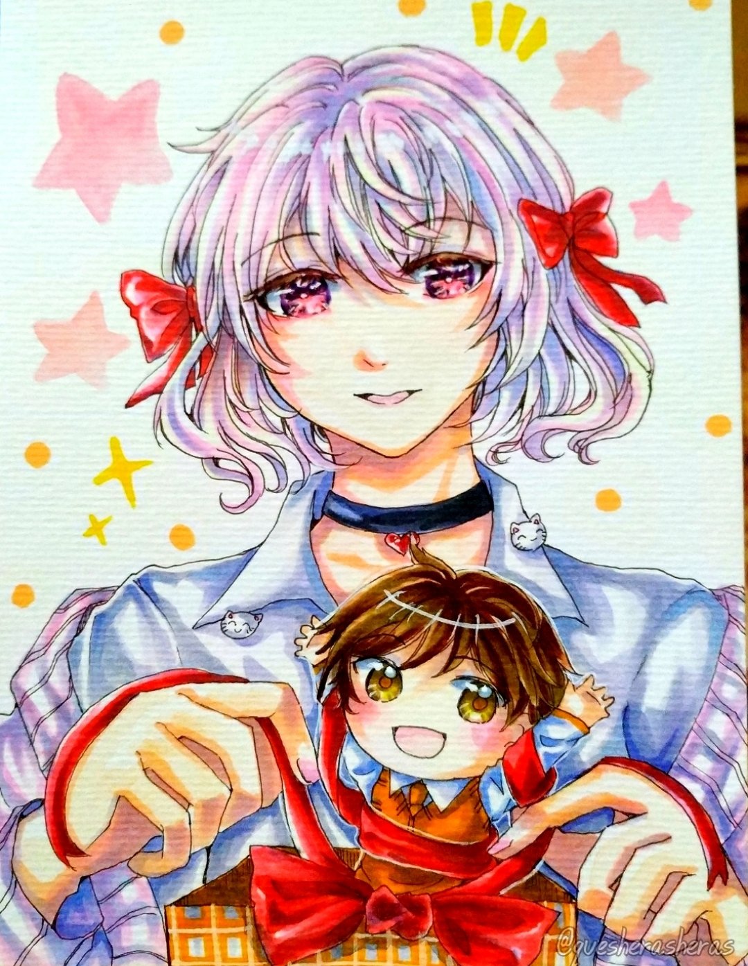 Sheraaa お誕生日おめでとうございます Nqrseちゃん めいちゃん Nqrseちゃん誕生日おめでとう めいちゃん誕生日おめでとう Nqrse誕生祭21 Rkgk イラスト なるせかいたよ ラクガキ Meychan Nqrse誕生祭 Nqrse Nqrseちゃん誕生日