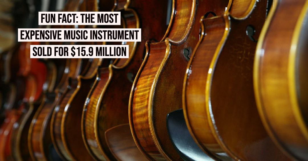In 2011, the "Lady Blunt" Stradivarius violin sold for a world record $15.9 million! https://t.co/Qad3vQ1GlF
