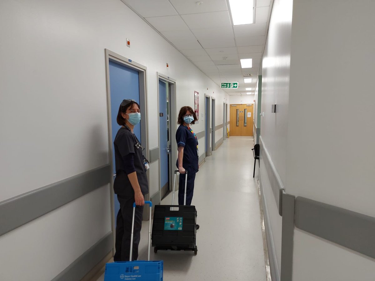 Insulin stock bags being delivered. Thank you to all wards at GRH for their positive response to this safety initiative ⁦<a href="/gloshospitals/">Gloucestershire Hospitals NHS Foundation Trust</a>⁩ ⁦<a href="/sphams/">Steve Hams</a>⁩ ⁦<a href="/SandraAttwood1/">Sandra Attwood</a>⁩ #insulinsafety #diabetes