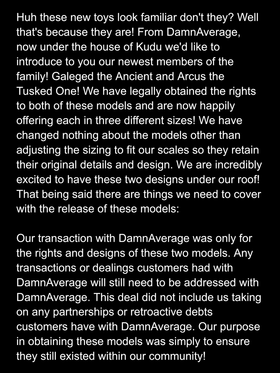 Kudu_Voodoo's tweet photo. Alrighty y'all! It's time for the unveiling! We've been gearing up for this for months and are very excited to announce that Galeged and Arcus, models from DamnAverage are now in Kudu hands! Read the image below for more info! Drop of these models is Friday @ 7PM CST!
#sextoy https://t.co/3wkimrVRZE