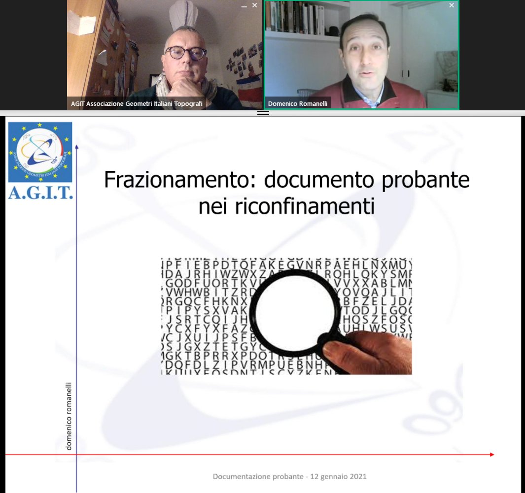 AGIT_CNG's tweet photo. Si inaugura questa sera la Stagione Formativa 2021 di AGIT con il nuovo corso tenuto da @domenicoromane1  "#Frazionamento: documento probante nei #riconfinamenti".
Grazie alla passione di Domenico è stato un grande successo... https://t.co/I39CKkbhI5