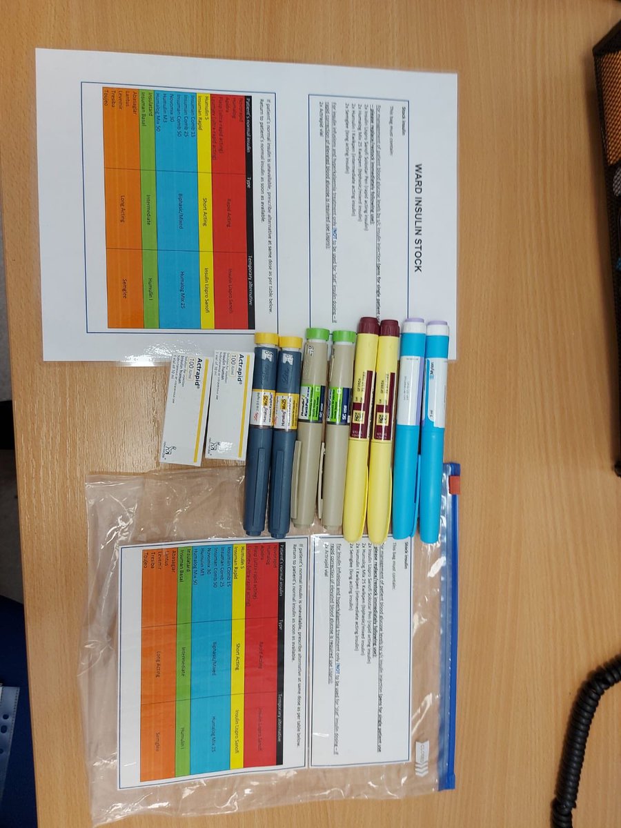 Insulin stock bags coming to CGH next week! ⁦<a href="/gloshospitals/">Gloucestershire Hospitals NHS Foundation Trust</a>⁩ ⁦<a href="/sphams/">Steve Hams</a>⁩ ⁦<a href="/SandraAttwood1/">Sandra Attwood</a>⁩ #insulinsafety #diabetes