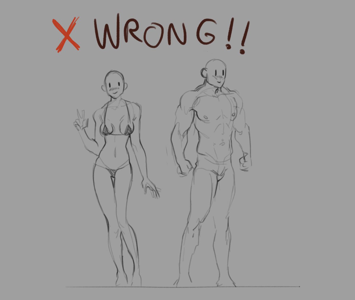 they say there's no 'right' way to draw, but thats a lie tho this is the only valid way to do it 