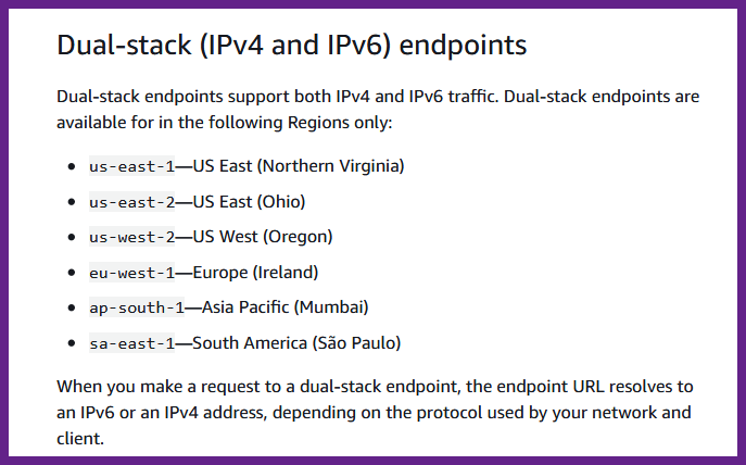jeffbarr's tweet photo. The EC2 API can now be accessed via dual-stack (IPv4/IPv6) endpoints: https://t.co/9x0zCS6fBv 

#AWS https://t.co/L762dU1XJ3