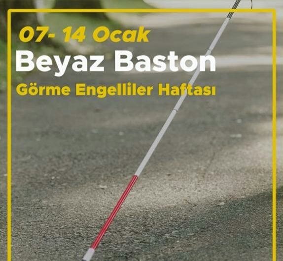 Beyaz Baston Görme Engelliler Haftasının ülkemizde ve tüm dünyada toplumsal farkındalığın artırılmasına vesile olmasını temenni ediyoruz.
#GörmeEngellilerHaftası <a href="/ailevecalisma/">Cshabakanligi</a>