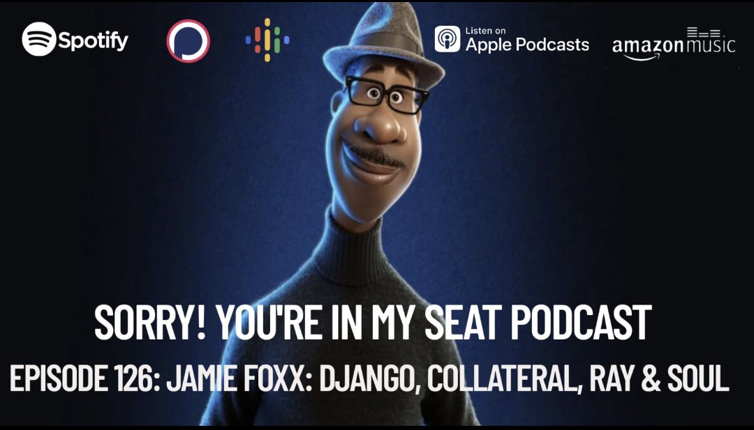 🎙️ New Podcast out now! 

🎧 This week we take a look at our favourite Jamie Foxx movies, incl. #SoulMovie 

📱 Available from wherever you download your #Podcasts or by using this link: 
linktr.ee/SorryYoureInMy…

#podpeople #podnation #podcastHQ #PodernFamily #jamieFoxx