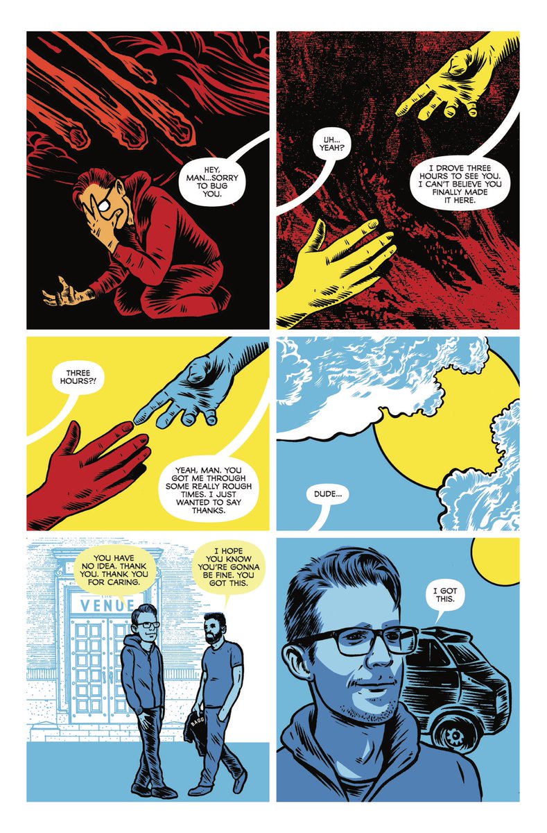 Hi #PortfolioDay I’m Jono, a comic writer from Flint, MI!

I’m featured in Maybe Someday, Everything Is Going Wrong, HOPE: A Comic For Flint and wrote the comic for The Inevitables

I enjoy writing about lovable idiots thrown into serious situations 

jonodiener.com 👀