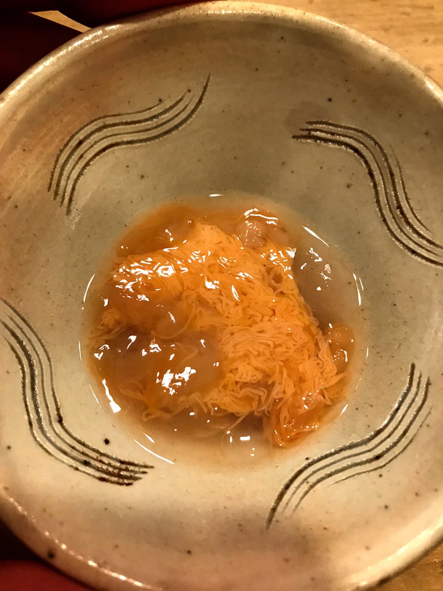 明高勢 能登のナマコに素晴らしいこのわた 腸 とこのこ 卵巣 が入っていたので晩酌にと塩漬けにしました めっちゃ美味すぎて酒が止まらなくなる ｗ