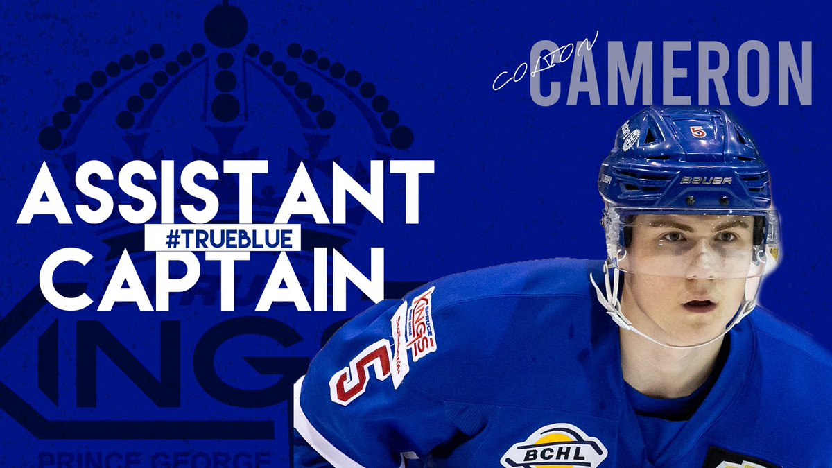 NEWS | We have named defenceman Colton Cameron as one of our assistant captains!

Congrats, Cammy!

#TrueBlue