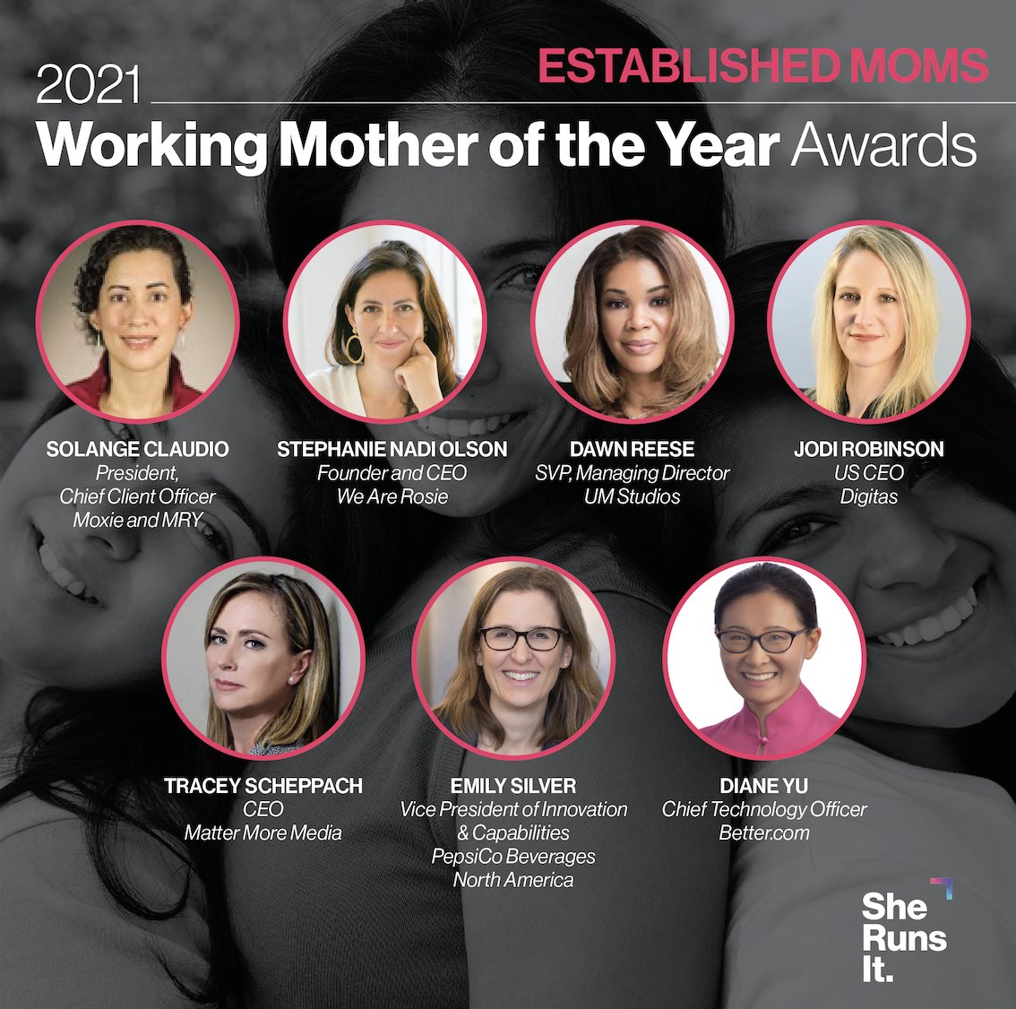 SheRunsItOrg's tweet photo. Established Moms ran companies, P&amp;Ls, teams, departments, accounts, and businesses while artfully guiding their kids through remote learning, and the unprecedented challenges of 2020. https://t.co/tTBGLh2qX3 https://t.co/mD0RviITCz