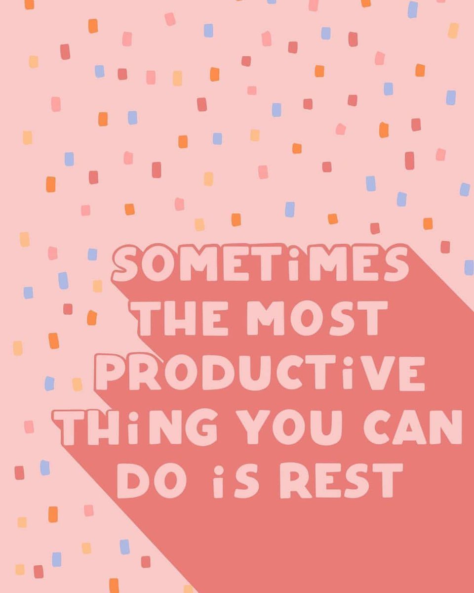 actionhappiness's tweet photo. Sometimes the most productive thing you can do is rest

Image: https://t.co/XYqJ9aFCaE https://t.co/gEFSjSChux