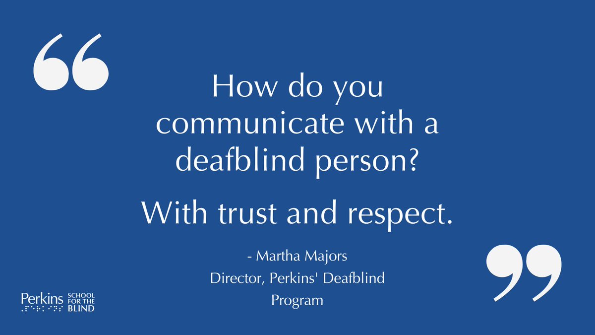  #HelenKeller is just one person who was deafblind—there are countless others, and at Perkins, we continue to work every single day with children who are deaf and blind. Because we believe in possibilities. (3/10)