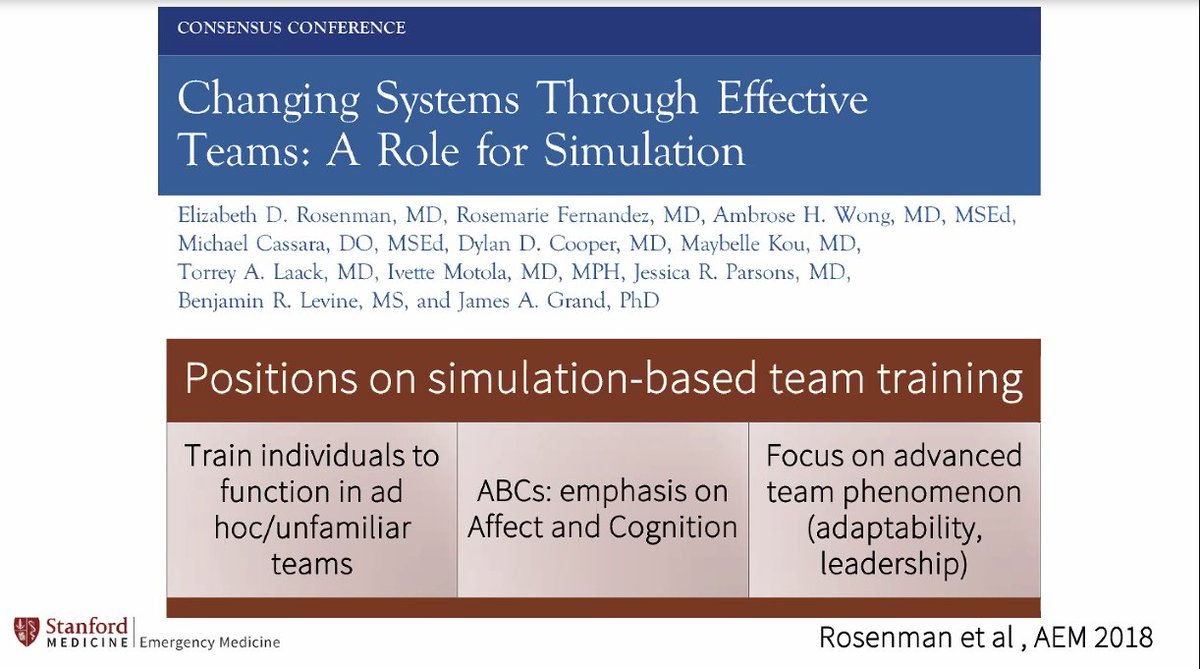 Here are more studies to consider re:  #EMSim and  #Teaming and team effectiveness. #MedEd