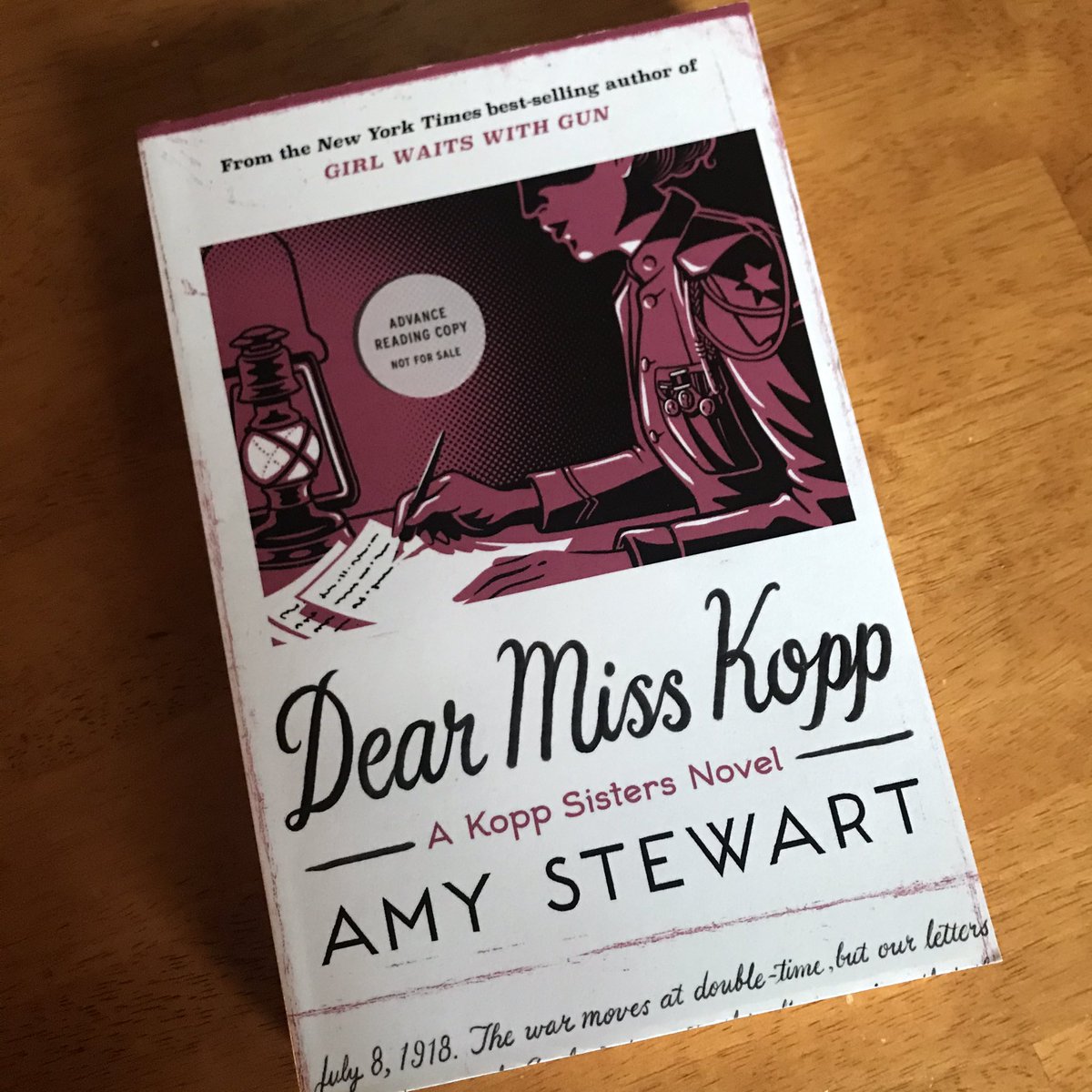 somerBhanson's tweet photo. Happy Pub Date, Dear Miss Kopp! Start the New Year with the latest by @Amy_Stewart #amreading https://t.co/XlbVu7o8Qy