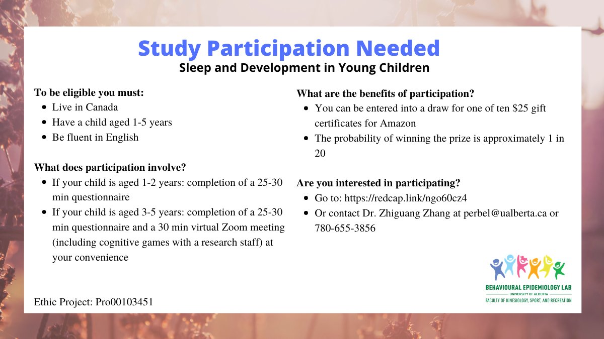 U of A Behavioural Epidemiology Lab on Twitter "Canadian parents