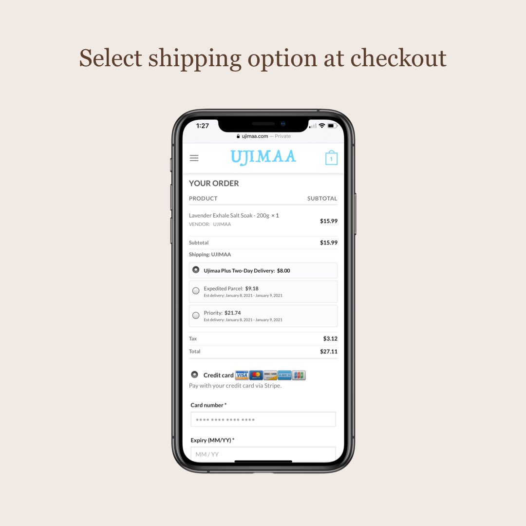 UjimaaInc's tweet photo. Today we’re introducing a new feature on Ujimaa. The purpose of this feature is to optimize customer experience by creating more convenient shipping options, specifically when you’re purchasing products from multiple vendors. 

https://t.co/kL8QOIjcoH https://t.co/bxvM7AxTle