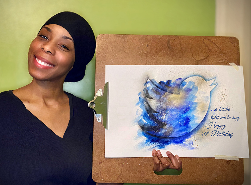 ArtSciLife's tweet photo. Today a loving mother, wife, student, mentor, & LeadHER celebrates the day that she was sent here to change all of our worlds. #Thankyou @judy_cavalieri, #WayMorethanOps, & @OneNYNJ for helping us give @akwaymire the most🙌virtual surprise bday party ever! #HappyBirthday Amy! https://t.co/aAtEDDpIYn