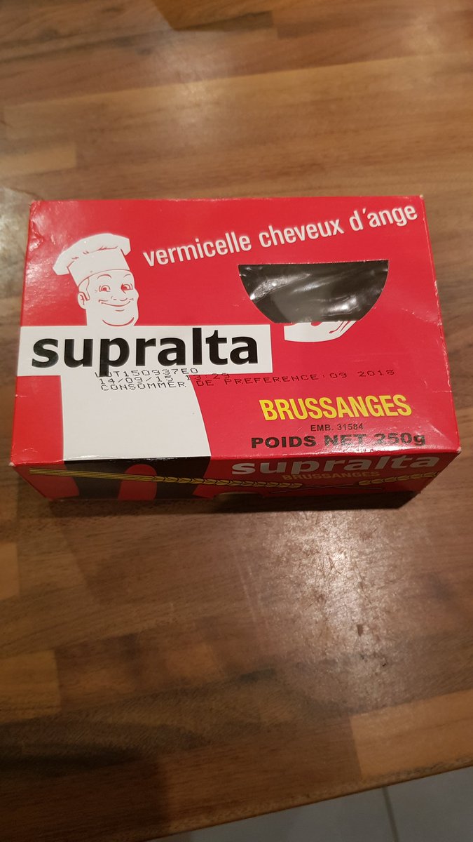 PierreBiraben's tweet photo. Et la c'est le drame. La der des ders. Plus de vermicelle Supralta #lunique. Le produit n'est plus en vente. Mr @Panzani fait quelque chose https://t.co/eS03fvf1e1