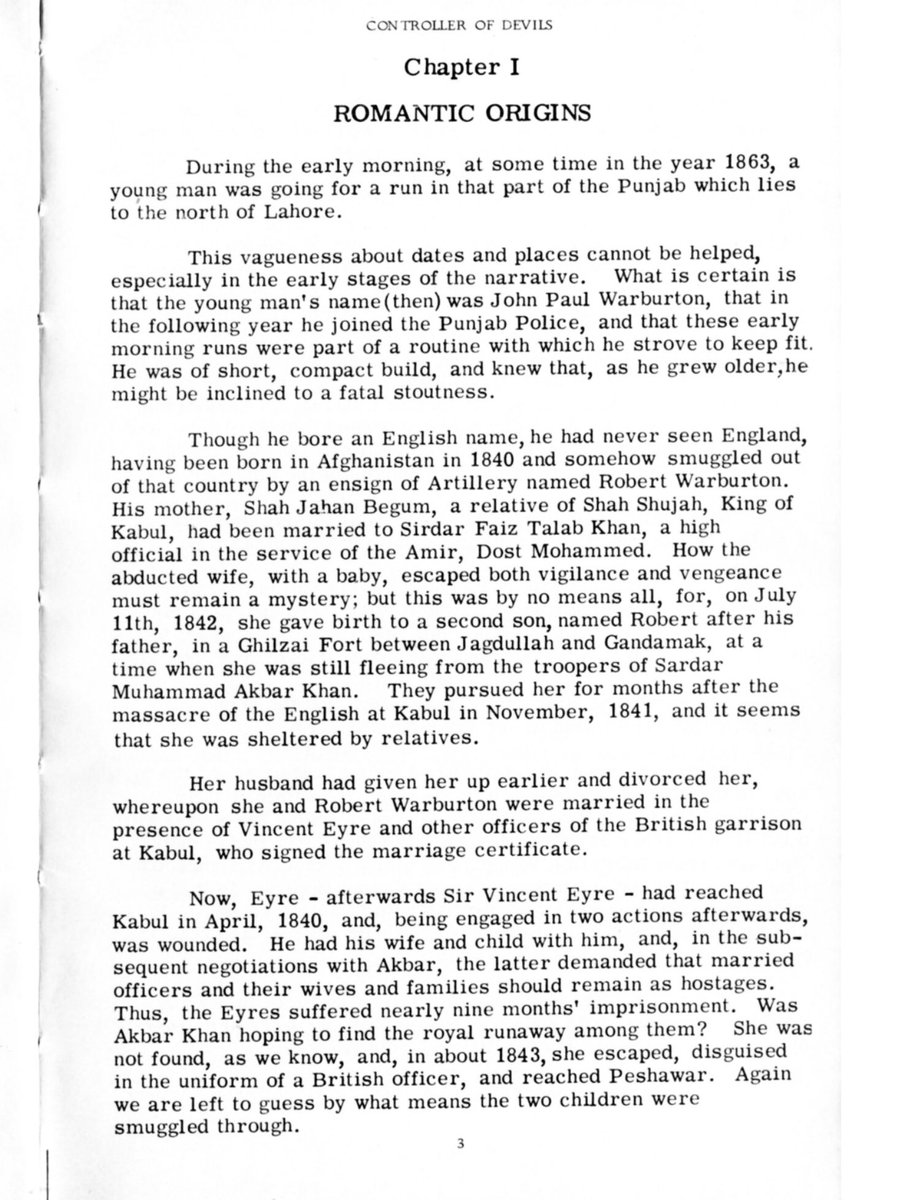 Born an Afghan (named Jahan Dad Khan) to a relative of the King of Afghanistan Shah Shujah, by an unimaginable twist of fate Button Sahib was adopted by Colonel Robert Warburton whom his mother, Shah Jahan Begum had married. Soon the family was out of Kabul and living in Punjab.