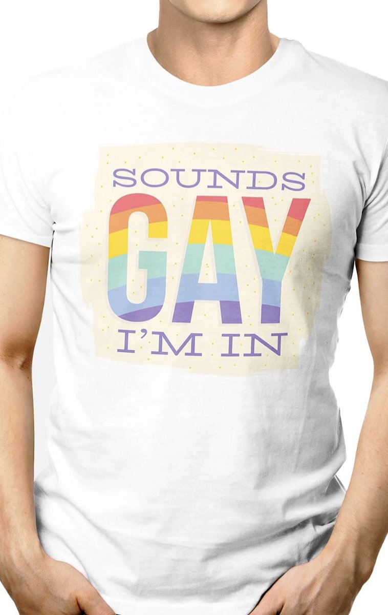 shaiguy80's tweet photo. Let’s do it! ❤️🌈❤️
#tshirt #tshirtsayings #soundsgay #soundsgayimin #gay #gayboy https://t.co/MR2YfhnnnL