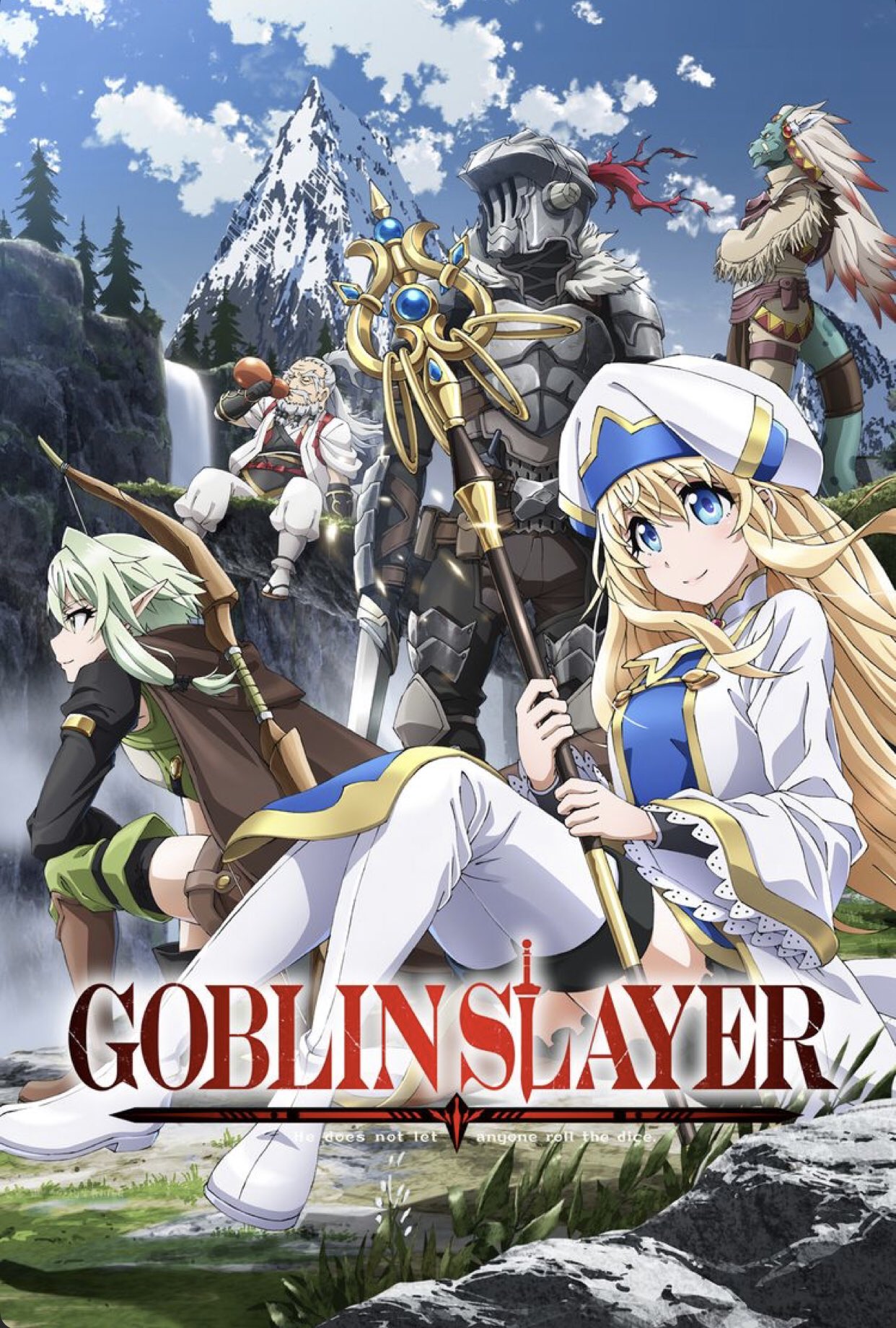 Goblin slayer from the anime goblin slayer, anime style drawing