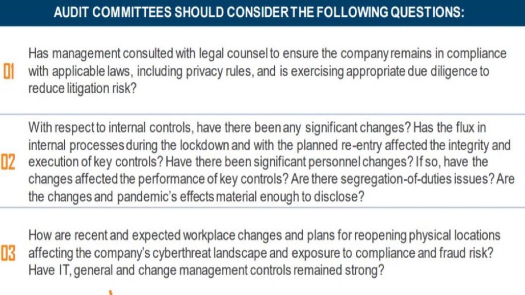 ProtivitiOman's tweet photo. What are the questions audit committees should be considering when it comes to financial reporting? #PROwebinar https://t.co/sNig9bIBvZ #AuditCommittee https://t.co/3jr8v628nQ
