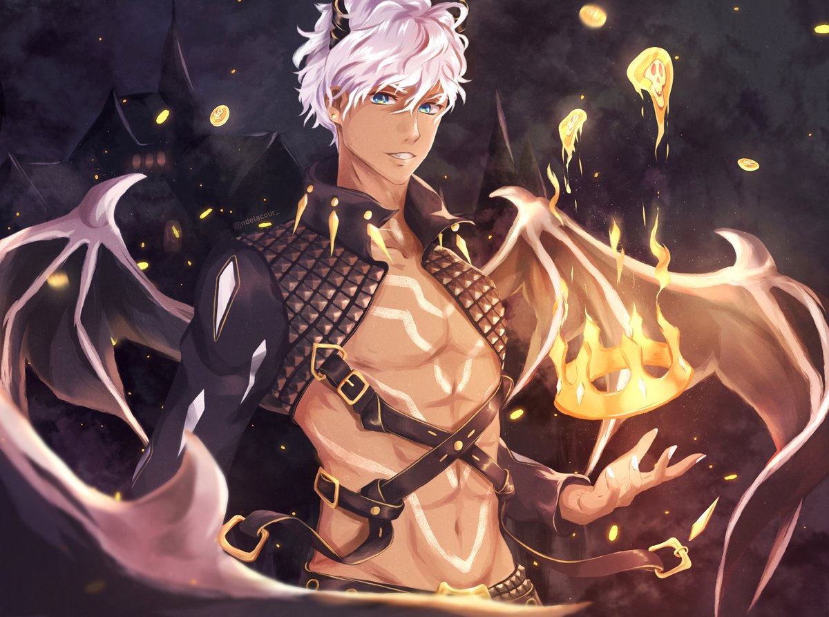 THE Great Mammon 👑👑👑

Just dumping my game fanarts here as well, nevermind me 🥱💤

#obeyme #obeymefanart #obeymemammon #obeymejp