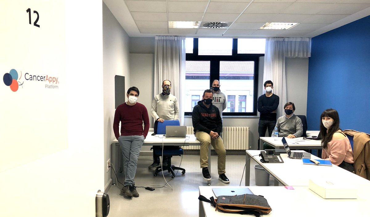 We started a new stage of cancerappy with new professionals in the team and with a new office in <a href="/deustoEmprende/">Deusto Innovación y Emprendimiento</a>. Very proud of our team and with the belief that good work will guide our future. #ArtificialIntelligence