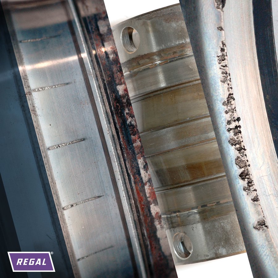 Bearings wear out!  It’s what they do. But, you can use the failed bearing’s visual wear to identify causes of failure, as well as larger problems within your equipment! Click here to see photos of common wear patterns and their common causes: regalbeloit.com/products/beari…