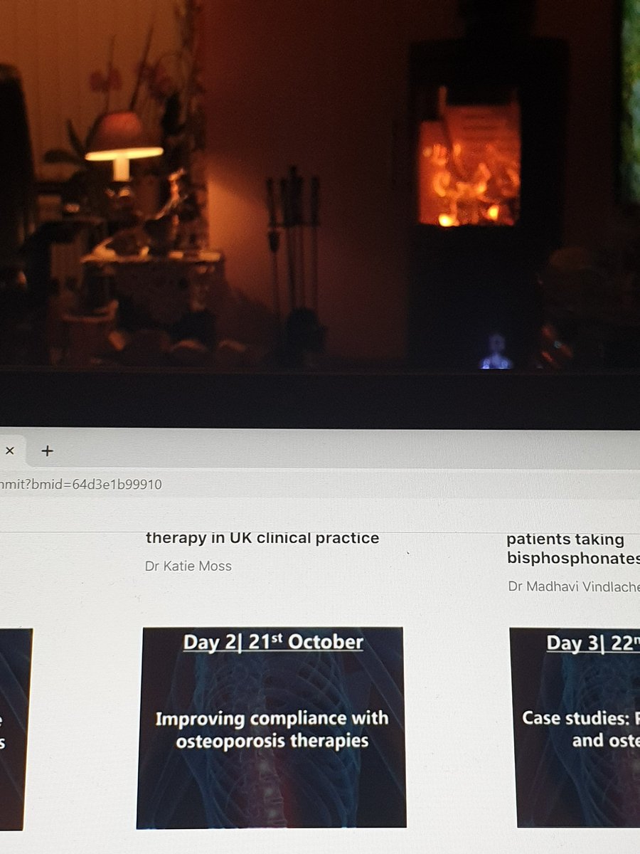 Catch up webinars in front of the fire all cosy when its so cold outside.