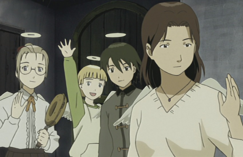 Uzivatel Hanenosu 冬至は灰羽連盟の日 Na Twitteru Makinekoamerica こんにちは 灰羽連盟は2周目こそが本番なんです きっと違ったものが見えてくると思うのでまた時間があるときにでもぜひ 全話を見た直後に1話目を見るのもおすすめです Twitter