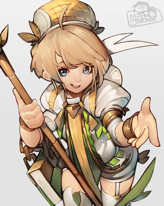 Random #original #characterdesign made using vague shapes and colour palette of corn ?? 