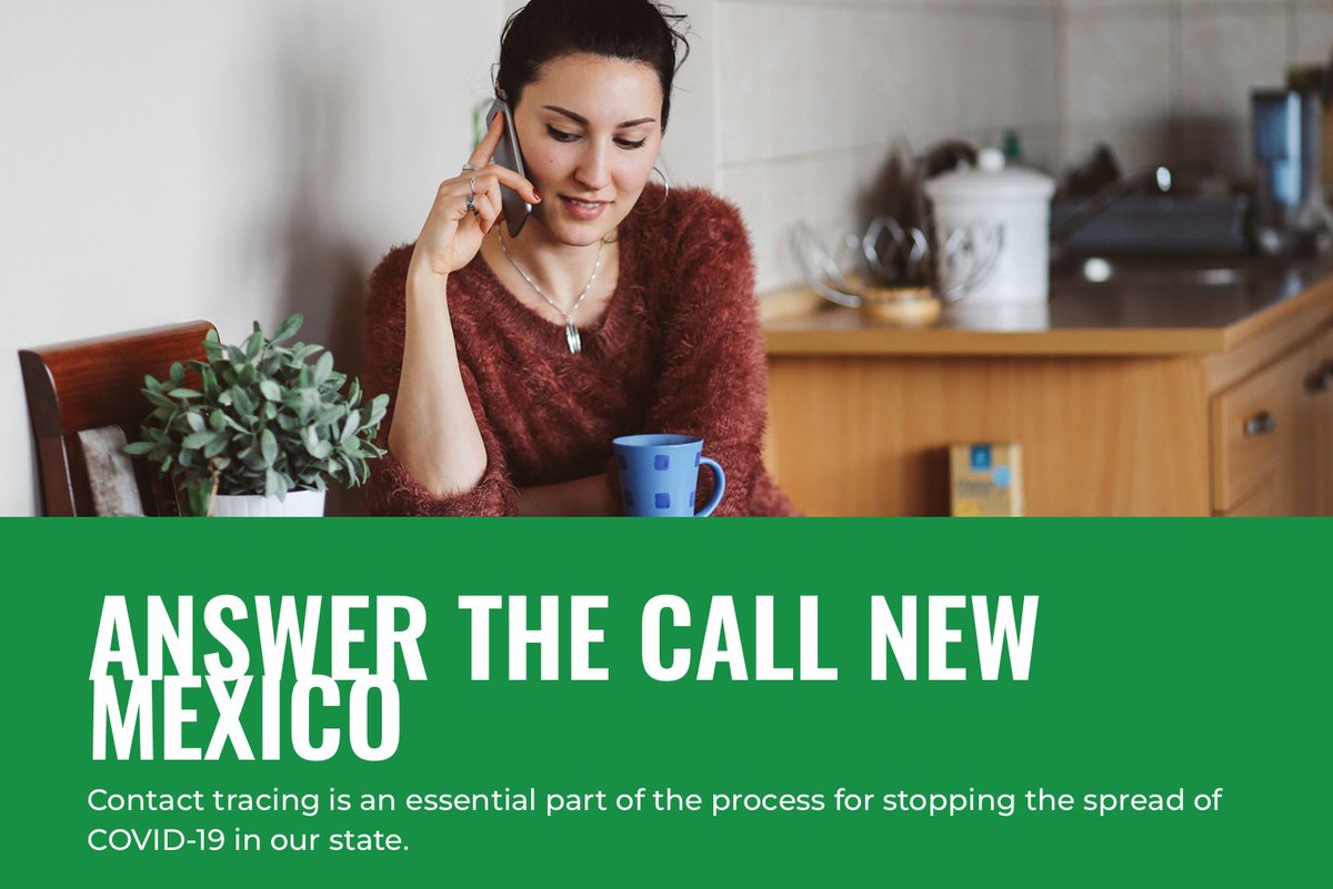 BernCounty's tweet photo. Bernalillo County, let's move from red to green. Answer the call. #ContactTracing #COVID19 #MaskUpNM #AllTogetherNM https://t.co/nSUEXho56m https://t.co/IVebceQOFv