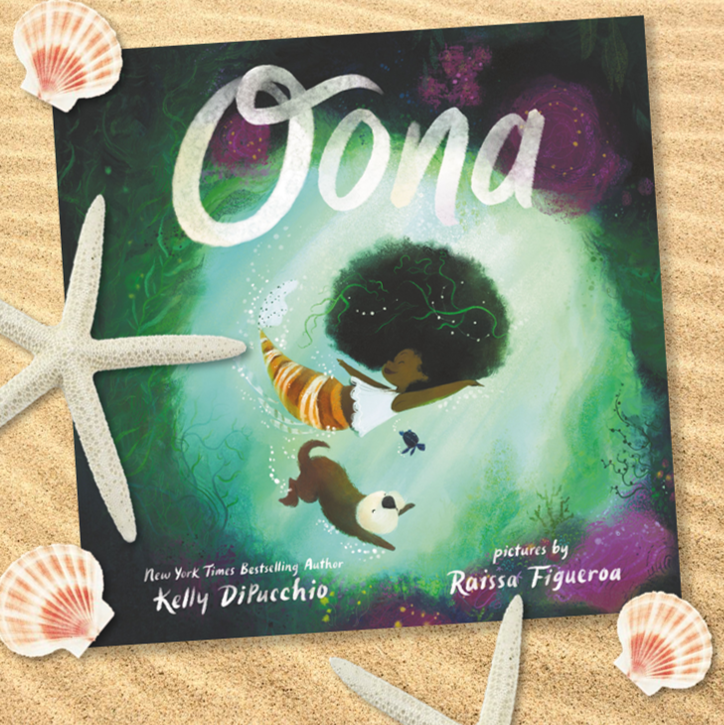 KTegenBooks's tweet photo. OONA swims onto shelves today, from New York Times bestselling author @kellydipucchio and illustrator @rizzyfig! Join her on a quest for treasure, mischief, and friendship! Happy #bookbirthday! https://t.co/b61E79PL1e