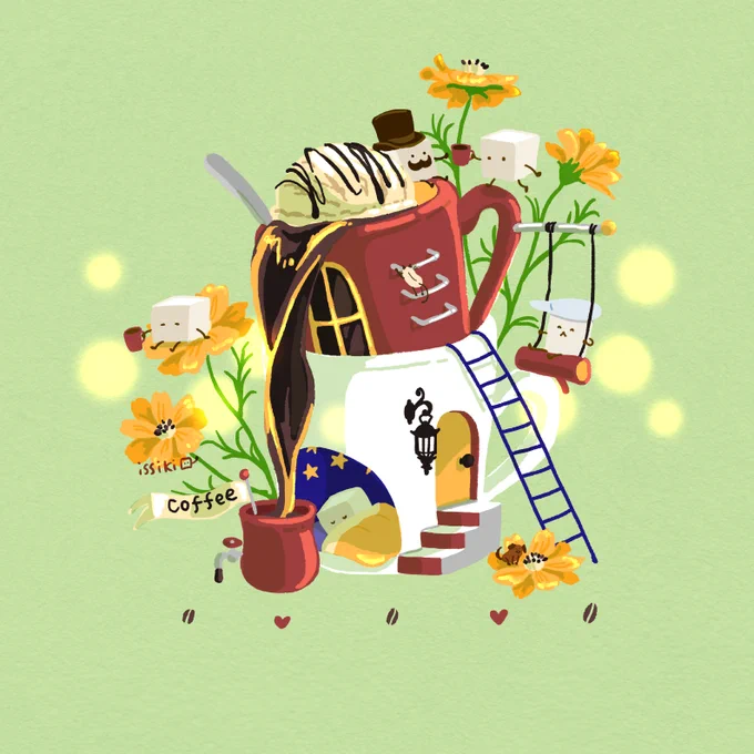 Hallo #PortfolioDay 
My name is issiki toaki.
I'm a freelance illustrator! I draw small worlds that spread out on the table!

?️https://t.co/QO7D7fxTFH
?️https://t.co/ZHmWmtz3y3
?https://t.co/Jq1zDNhLby
?https://t.co/BjiPlhPrUA
?https://t.co/89REXRarnK 