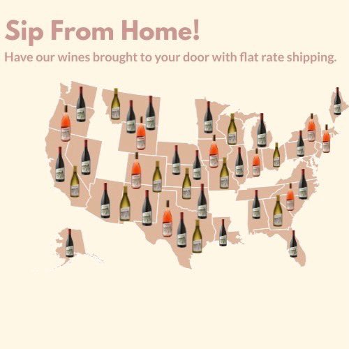 In compliance with the Sonoma County stay-at-home orders, our tasting room will remain closed. 
🍷
One easy way you can help us through this tough time is by buying our wine online! Check out our website for more info.