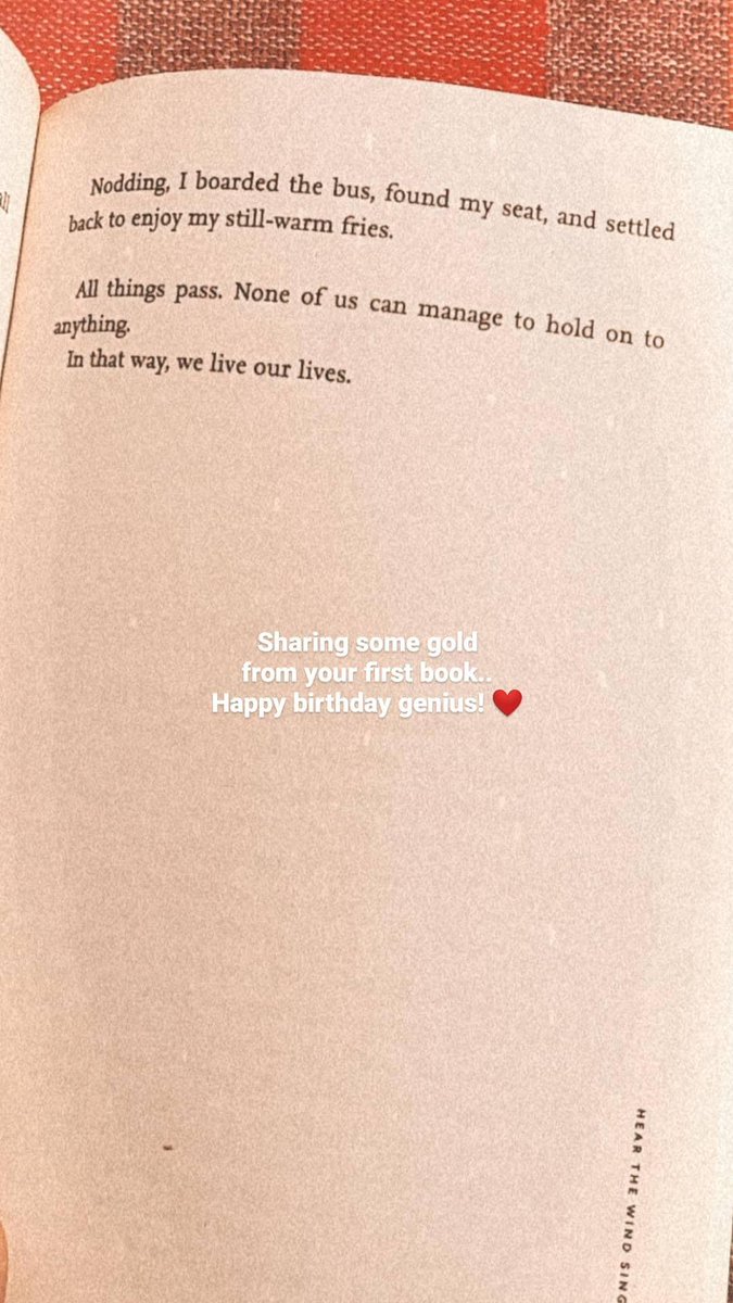 Swatroar's tweet photo. Wishing the genius Murakami Haruki, a very happy birthday! #Murakami ❤️ https://t.co/kJVrD0SgLv